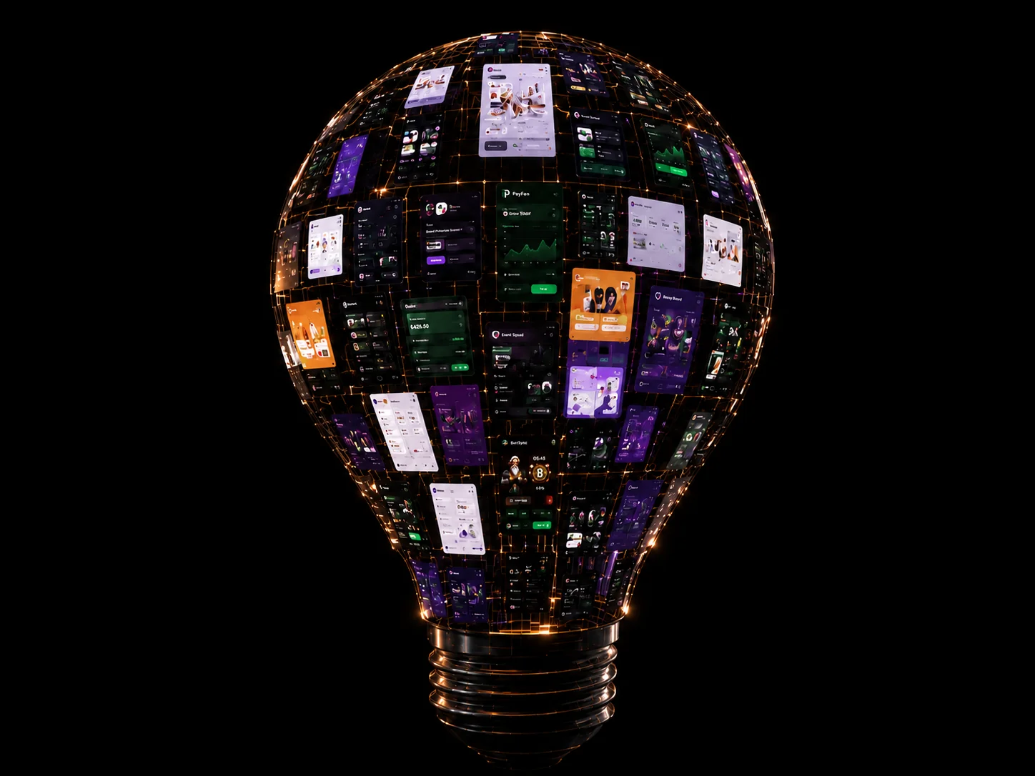Digital products lightbulb